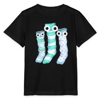Chaussettes, Chaussette Famille, Famille, Trio - T-shirt bio MINI CREATOR Stanley/Stella Enfant - noir - Devant - Mikhail (115cm)