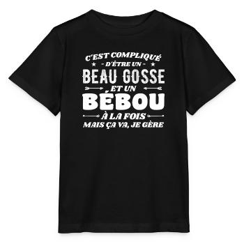 Komplizierte Beau Gosse und Bébou - Stanley/Stella Kinder T-Shirt MINI CREATOR  - Schwarz - Vorne - Mikhail (115cm)
