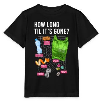Reduzieren, Wiederverwenden, Recyceln, Wiederholen, Recyceln, Recycling, Tag der Erde - Stanley/Stella Kinder T-Shirt MINI CREATOR  - Schwarz - Vorne - Mikhail (115cm)