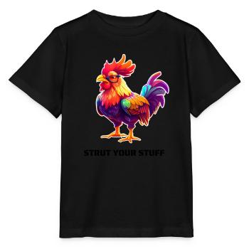 STRUT YOUR STUFF - Stanley/Stella Kinder T-Shirt MINI CREATOR  - Schwarz - Vorne - Mikhail (115cm)