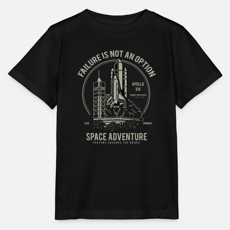 SPACE ADVENTURE - Space Shuttle Shirt Geschenk - Stanley/Stella Kinder T-Shirt MINI CREATOR  - Schwarz
