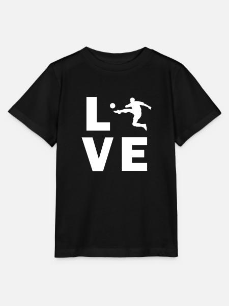 Love Fußball - Stanley/Stella Kinder T-Shirt MINI CREATOR  - Schwarz