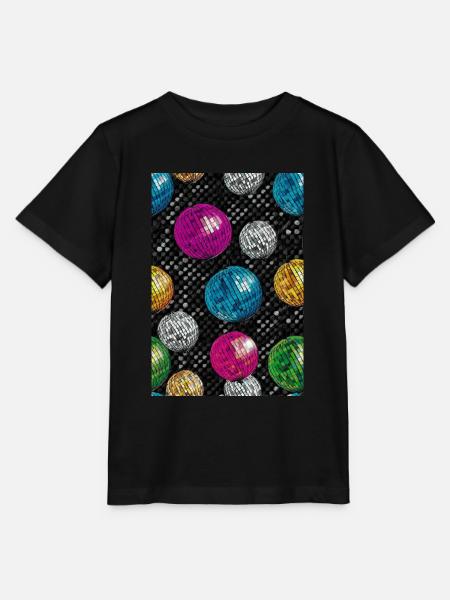 discokugeln,discokugel,party,karneval - Stanley/Stella Kinder T-Shirt MINI CREATOR - Schwarz