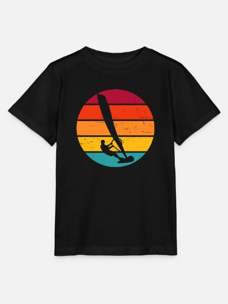 Windsurf da uomo Surf Windsurf Windsurf Windsurf Windsurf - Maglietta per bambini MINI CREATOR di Stanley/Stella - nero