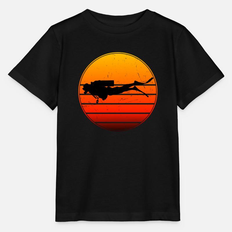 Plongée libre Hommes Plongée sous-marine Plongée - T-shirt bio MINI CREATOR Stanley/Stella Enfant - noir