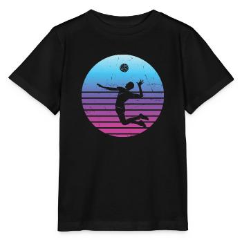 Volleyball Volleyball Women's Volleyball - Stanley/Stella MINI CREATOR Kids’ T-Shirt - black - Front - Mikhail (115cm)