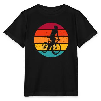 Cycliste de route Vélo de route Cyclisme de route Vélo de route - T-shirt bio MINI CREATOR Stanley/Stella Enfant - noir - Devant - Mikhail (115cm)