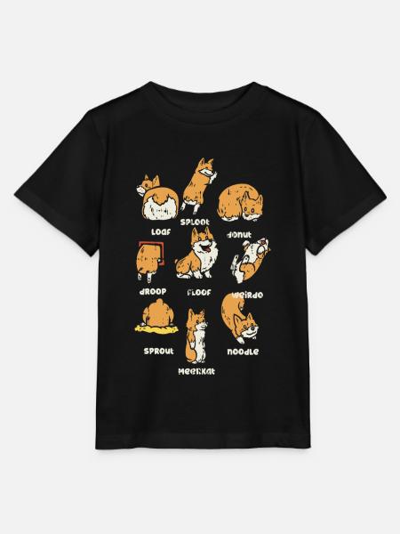 Corgi s - T-shirt bio MINI CREATOR Stanley/Stella Enfant - noir