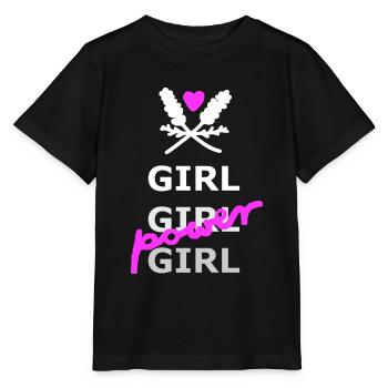 Le pouvoir des filles - T-shirt bio MINI CREATOR Stanley/Stella Enfant - noir - Devant - Mikhail (115cm)