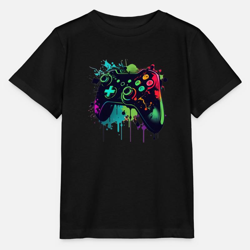 Game ON - Stanley/Stella Kinder T-Shirt MINI CREATOR  - Schwarz