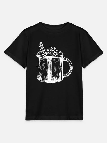Heisse Schokolade Getränl - Stanley/Stella Kinder T-Shirt MINI CREATOR - Schwarz