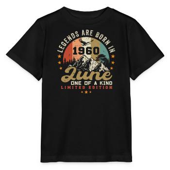 June 1960 Anniversary Juni 1960 Juni - Stanley/Stella MINI CREATOR Kids’ T-Shirt - black - Front - Mikhail (115cm)