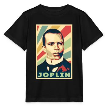 Scott Joplin Vintage Farben - Stanley/Stella Kinder T-Shirt MINI CREATOR  - Schwarz - Vorne - Mikhail (115cm)