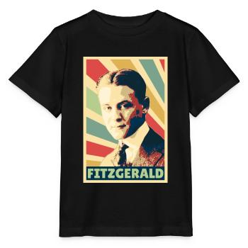 Scott Fitzgerald Vintage Farben - Stanley/Stella Kinder T-Shirt MINI CREATOR  - Schwarz - Vorne - Mikhail (115cm)