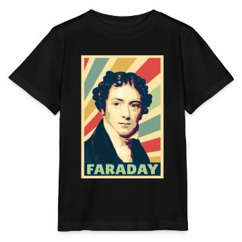 Michael Faraday Vintage Colores - T-shirt bio MINI CREATOR Stanley/Stella Enfant - noir - Devant - Mikhail (115cm)