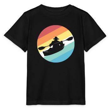Sports nautiques en kayak - T-shirt bio MINI CREATOR Stanley/Stella Enfant - noir - Devant - Mikhail (115cm)