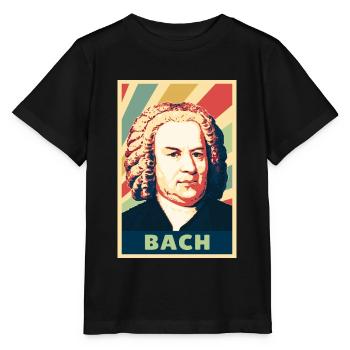 Johann Sebastian Bach Vintage Colors - Stanley/Stella MINI CREATOR Kids’ T-Shirt - black - Front - Mikhail (115cm)