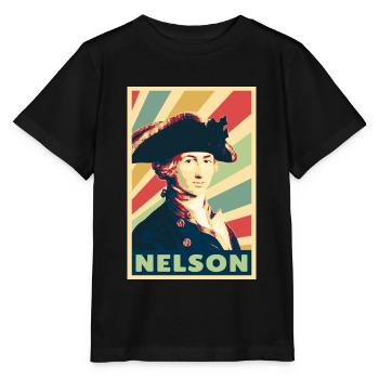 Horatio Nelson Vintage Colores - T-shirt bio MINI CREATOR Stanley/Stella Enfant - noir - Devant - Mikhail (115cm)