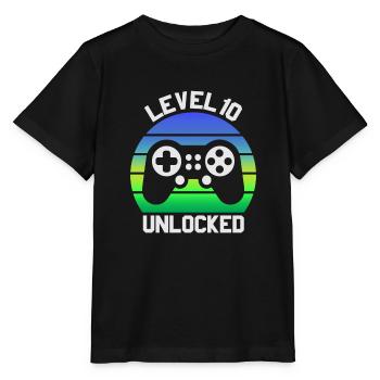 10th Birthday Boys, 10 Years Old, 10. Geburtstag - Stanley/Stella Kinder T-Shirt MINI CREATOR  - Schwarz - Vorne - Mikhail (115cm)
