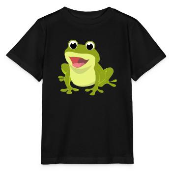 little frog baby frog frog frog king frogs - Stanley/Stella MINI CREATOR Kids’ T-Shirt - black - Front - Mikhail (115cm)