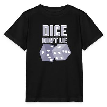 dice dont lie - Stanley/Stella MINI CREATOR Kids’ T-Shirt - black - Front - Mikhail (115cm)