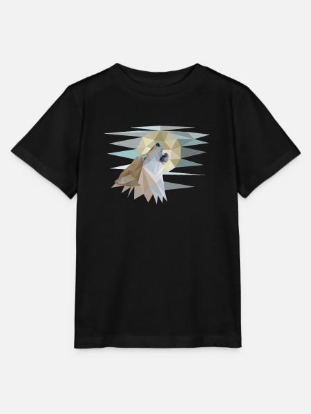 Howling Wolf - Stanley/Stella Kinder T-Shirt MINI CREATOR  - Schwarz