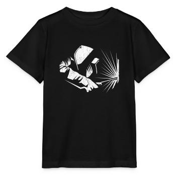 Schweißer - Stanley/Stella Kinder T-Shirt MINI CREATOR  - Schwarz - Vorne - Mikhail (115cm)