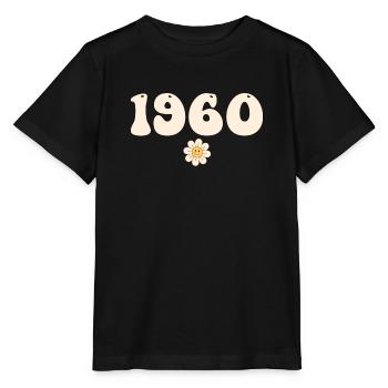 1960 - Cadeau né en 1960 - T-shirt bio MINI CREATOR Stanley/Stella Enfant - noir - Devant - Mikhail (115cm)