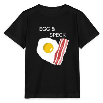 Egg mit Speck - Stanley/Stella Kinder T-Shirt MINI CREATOR  - Schwarz - Vorne - Mikhail (115cm)