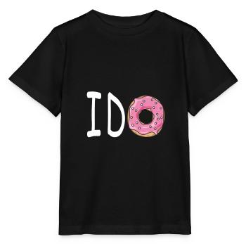 schöne braut: I do donut - Stanley/Stella Kinder T-Shirt MINI CREATOR  - Schwarz - Vorne - Mikhail (115cm)