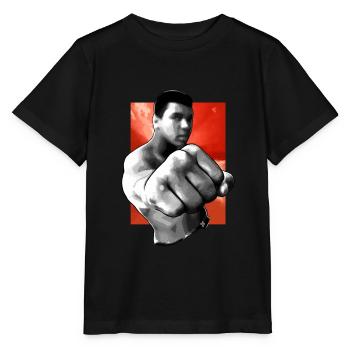fight the power - Stanley/Stella MINI CREATOR Kids’ T-Shirt - black - Front - Mikhail (115cm)