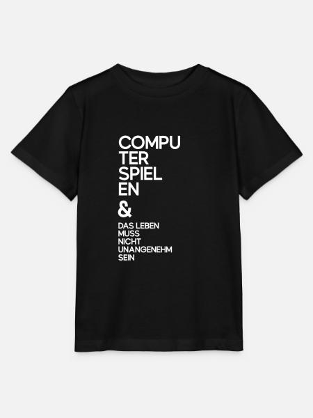 Computerspielen - Stanley/Stella Kinder T-Shirt MINI CREATOR - Schwarz