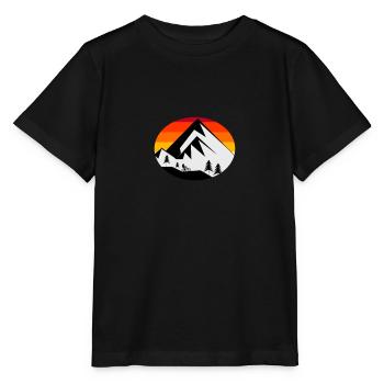 Mountain bikers - Stanley/Stella MINI CREATOR Kids’ T-Shirt - black - Front - Mikhail (115cm)