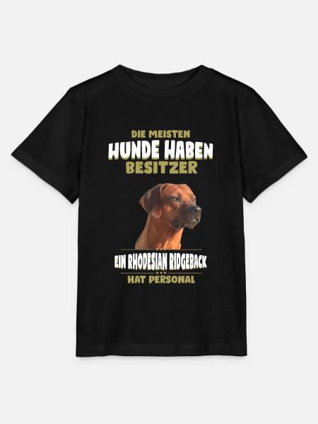 Rhodesian Ridgeback Tshirt - Rhodesian Ridgeback - Stanley/Stella Kinder T-Shirt MINI CREATOR - Schwarz