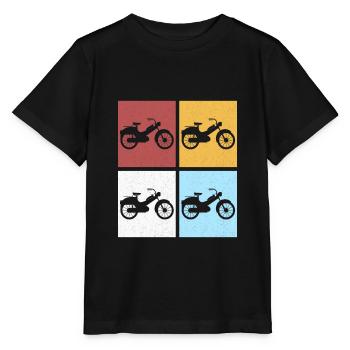 Moped Moped Moped Driver Moped Driver Mopeds Mokick - Stanley/Stella MINI CREATOR Kids’ T-Shirt - black - Front - Mikhail (115cm)