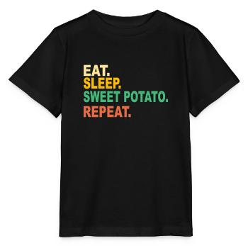 Sweet Potato Sweet Potato Sweet Potato - Stanley/Stella MINI CREATOR Kids’ T-Shirt - black - Front - Mikhail (115cm)