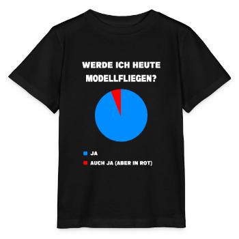 Modellflug Pilot Modellbau Flugzeug Modellbauer - Stanley/Stella Kinder T-Shirt MINI CREATOR  - Schwarz - Vorne - Mikhail (115cm)