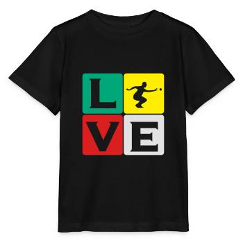 Boule Pétanque pétanque boule boule boule - T-shirt bio MINI CREATOR Stanley/Stella Enfant - noir - Devant - Mikhail (115cm)