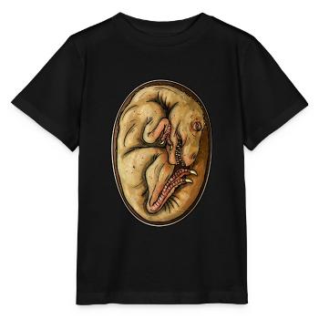 Œuf Dino - T-shirt bio MINI CREATOR Stanley/Stella Enfant - noir - Devant - Mikhail (115cm)
