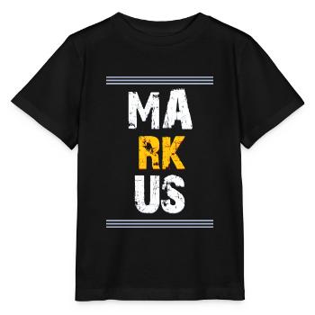 Markus Vorname - Stanley/Stella Kinder T-Shirt MINI CREATOR  - Schwarz - Vorne - Mikhail (115cm)
