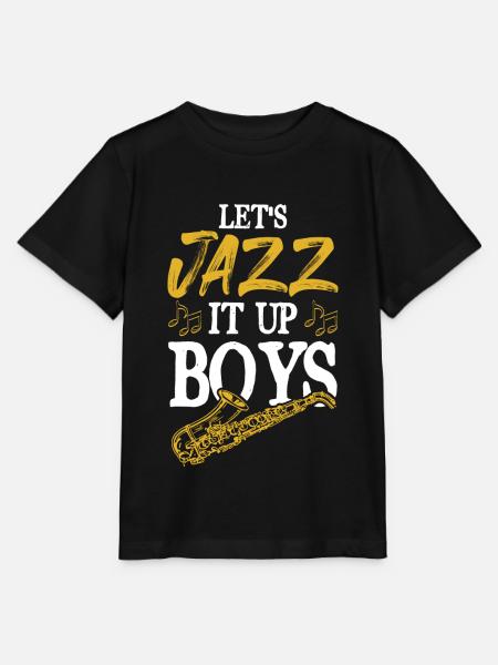Jazz Musik - Stanley/Stella Kinder T-Shirt MINI CREATOR  - Schwarz