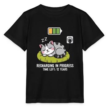 Rechargement en cours Cat - T-shirt bio MINI CREATOR Stanley/Stella Enfant - noir - Devant - Mikhail (115cm)