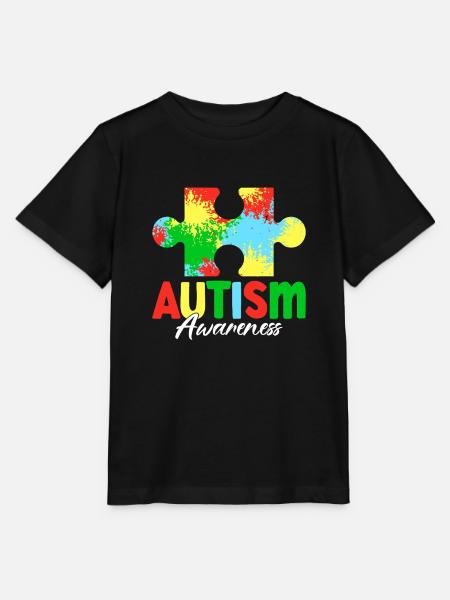 Bewusstsein für Autismus - Stanley/Stella Kinder T-Shirt MINI CREATOR  - Schwarz