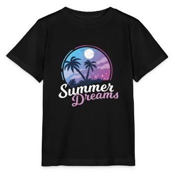 California Summer Dreams Grafik - Stanley/Stella Kinder T-Shirt MINI CREATOR  - Schwarz - Vorne - Mikhail (115cm)
