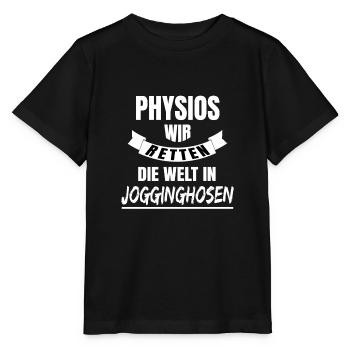 Physio - Stanley/Stella Kinder T-Shirt MINI CREATOR  - Schwarz - Vorne - Mikhail (115cm)