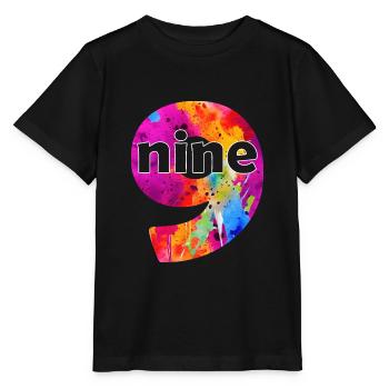 NEUF 9 ANS GARÇON 9E ANNIVERSAIRE - T-shirt bio MINI CREATOR Stanley/Stella Enfant - noir - Devant - Mikhail (115cm)