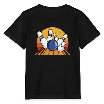 Kegeln Kegler Kegel Kegelbahn Kegeltour - Stanley/Stella Kinder T-Shirt MINI CREATOR  - Schwarz - Vorne - Mikhail (115cm)