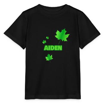 Geschenk für Aiden - Stanley/Stella Kinder T-Shirt MINI CREATOR  - Schwarz - Vorne - Mikhail (115cm)