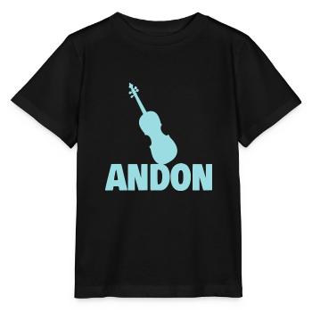 Bratsche Andon - Stanley/Stella Kinder T-Shirt MINI CREATOR  - Schwarz - Vorne - Mikhail (115cm)