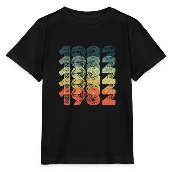 Jahr 1982 - Stanley/Stella Kinder T-Shirt MINI CREATOR  - Schwarz - Vorne - Mikhail (115cm)
